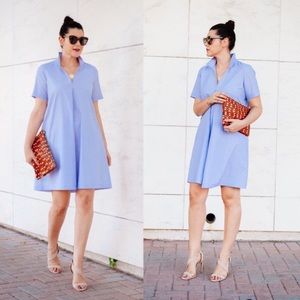 || Madewell || POCKETS Chambray swingout dress